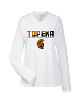 Topeka HS Football Cut - Womens Performance Longsleeve