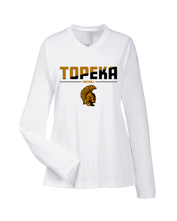 Topeka HS Football Cut - Womens Performance Longsleeve