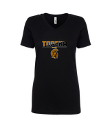 Topeka HS Football Cut - Womens Vneck