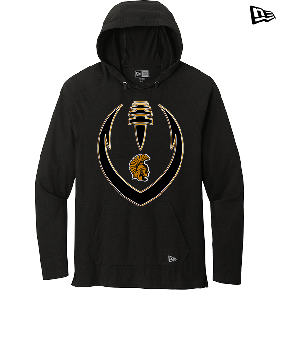 Topeka HS Football Full Football - New Era Tri-Blend Hoodie