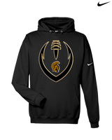 Topeka HS Football Full Football - Nike Club Fleece Hoodie