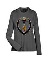 Topeka HS Football Full Football - Womens Performance Longsleeve