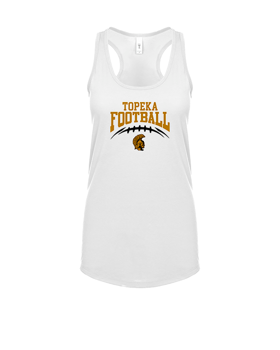 Topeka HS Football Full Football - Womens Tank Top