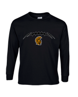 Topeka HS Football Laces - Cotton Longsleeve