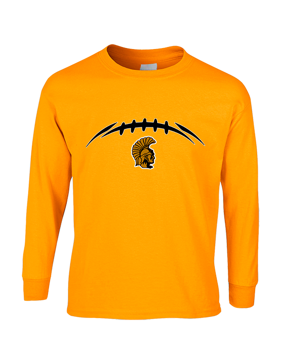 Topeka HS Football Laces - Cotton Longsleeve
