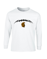 Topeka HS Football Laces - Cotton Longsleeve
