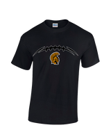 Topeka HS Football Laces - Cotton T-Shirt