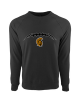 Topeka HS Football Laces - Crewneck Sweatshirt