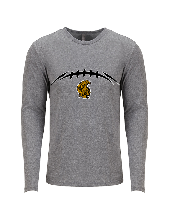 Topeka HS Football Laces - Tri-Blend Long Sleeve