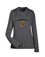 Topeka HS Football Laces - Womens Performance Longsleeve