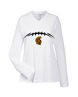 Topeka HS Football Laces - Womens Performance Longsleeve