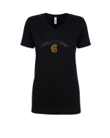 Topeka HS Football Laces - Womens Vneck