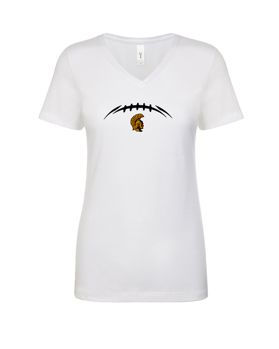 Topeka HS Football Laces - Womens Vneck