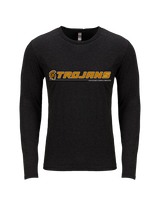 Topeka HS Football Lines - Tri-Blend Long Sleeve