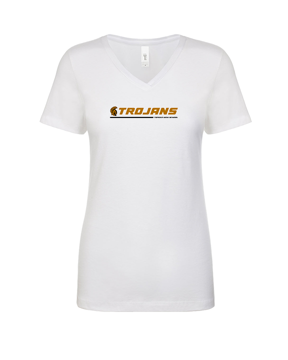 Topeka HS Football Lines - Womens Vneck