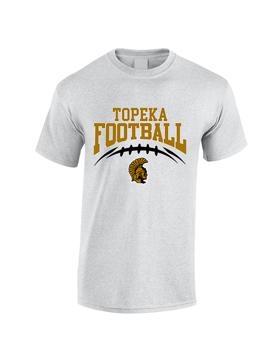 Topeka HS Football School Football - Cotton T-Shirt