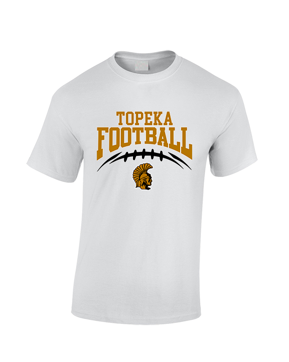 Topeka HS Football School Football - Cotton T-Shirt