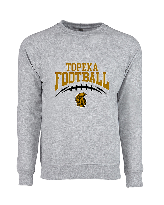 Topeka HS Football School Football - Crewneck Sweatshirt