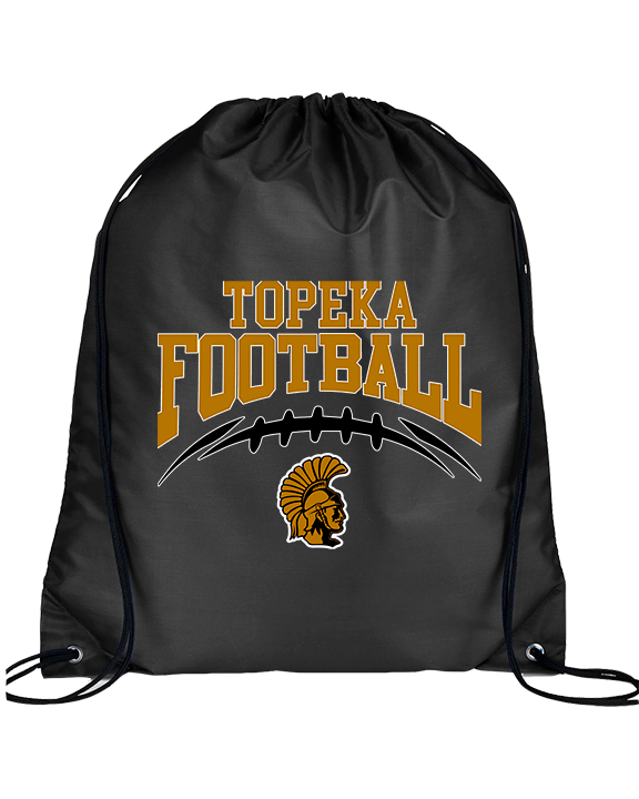 Topeka HS Football School Football - Drawstring Bag