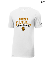 Topeka HS Football School Football - Mens Nike Cotton Poly Tee