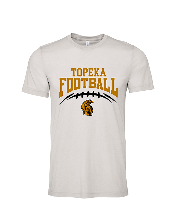 Topeka HS Football School Football - Tri-Blend Shirt