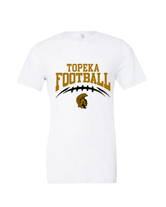 Topeka HS Football School Football - Tri-Blend Shirt