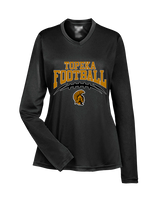 Topeka HS Football School Football - Womens Performance Longsleeve