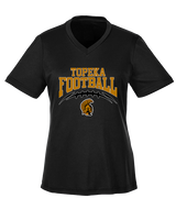 Topeka HS Football School Football - Womens Performance Shirt