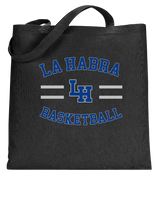La Habra HS Basketball Curve - Tote Bag