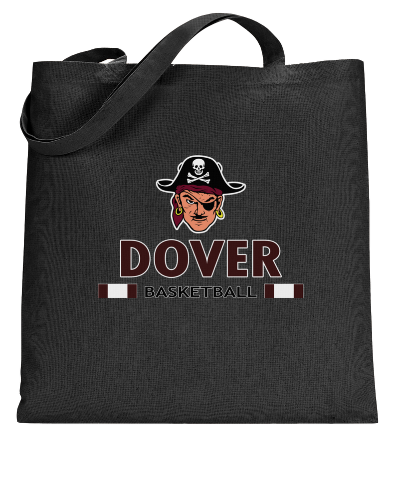 Dover HS Boys Basketball Stacked - Tote Bag