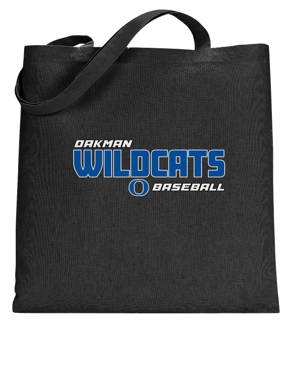 Oakman HS Baseball Bold - Tote Bag