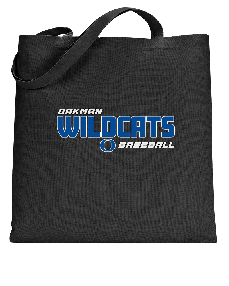 Oakman HS Baseball Bold - Tote Bag