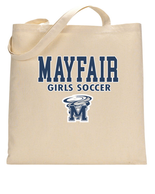 Mayfair HS Girls Soccer Block - Tote Bag