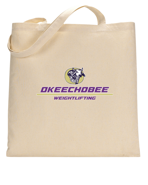 Okeechobee HS Weightlifting Split - Tote Bag