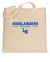 La Habra HS Basketball Border - Tote Bag