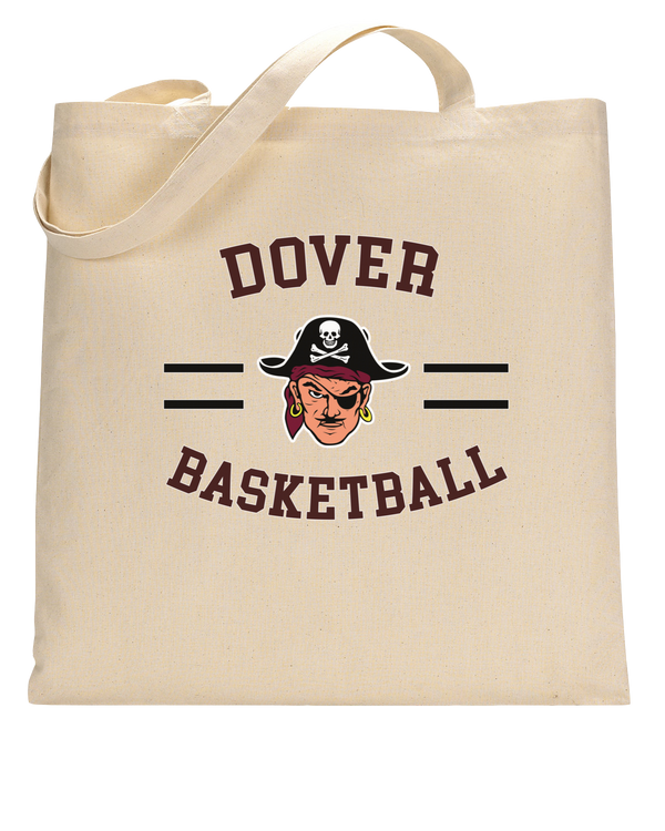 Dover HS Boys Basketball Curved - Tote Bag