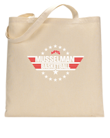 Musselman HS  Basketball Top Gun - Tote Bag