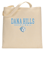 Dana HIlls HS Girls Basketball Block - Tote Bag