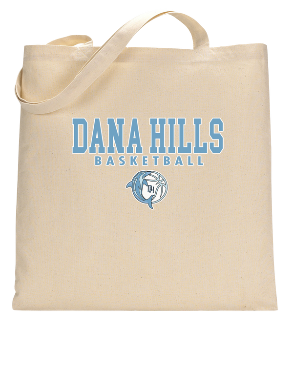 Dana HIlls HS Girls Basketball Block - Tote Bag