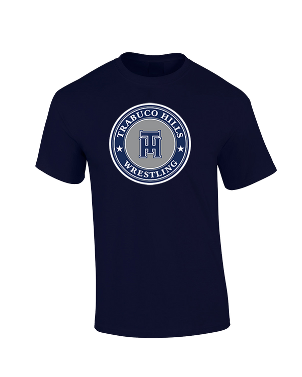Trabuco Hills HS TH Wrestling Circle - Cotton T-Shirt