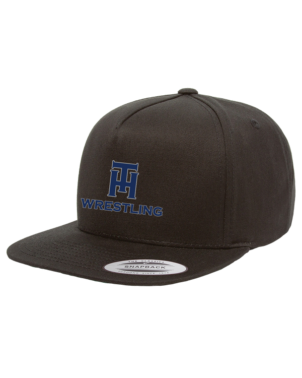Trabuco Hills HS TH Mustangs - Adult 5-Panel Cotton Twill Snapback Cap