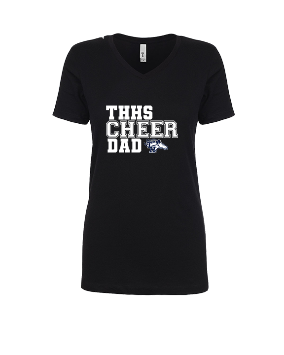 Trabuco Hills HS Cheer Dad 2 - Womens Vneck