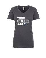 Trabuco Hills HS Cheer Dad 2 - Womens Vneck