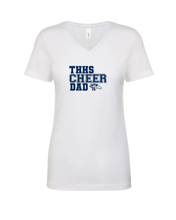 Trabuco Hills HS Cheer Dad 2 - Womens Vneck