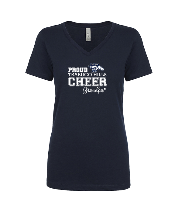 Trabuco Hills HS Cheer Grandpa - Womens Vneck