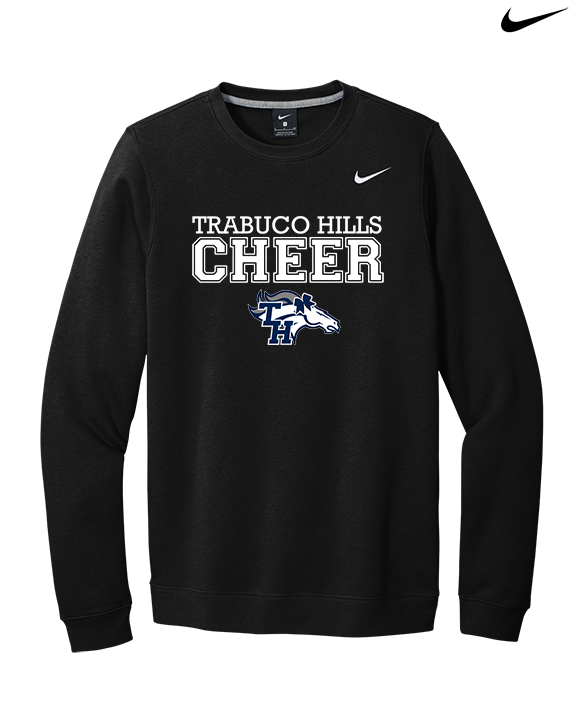 Trabuco Hills HS Cheer Logo - Mens Nike Crewneck