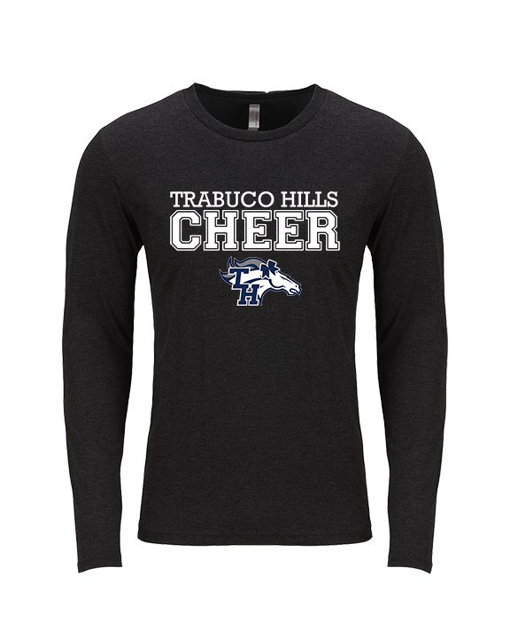 Trabuco Hills HS Cheer Logo - Tri-Blend Long Sleeve