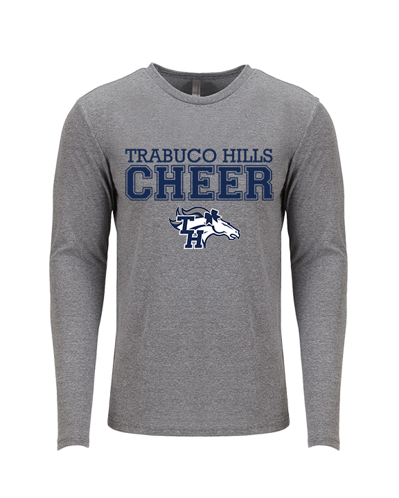 Trabuco Hills HS Cheer Logo - Tri-Blend Long Sleeve