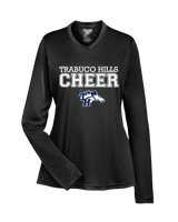Trabuco Hills HS Cheer Logo - Womens Performance Longsleeve