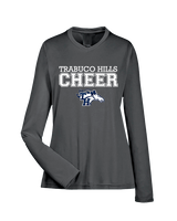 Trabuco Hills HS Cheer Logo - Womens Performance Longsleeve